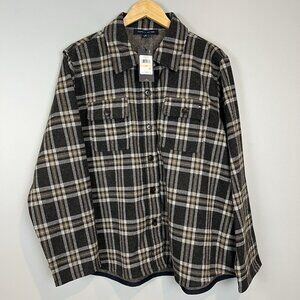 Tommy Hilfiger Women's Plaid Shacket Size 2X Flannel Long Sleeve Lined NWT